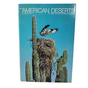 Great American Deserts Hardcover Book By Rowe Findley National Geographic 1970 V